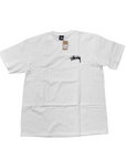 Stussy T-Shirt "FUZZY DICE" White New Size XL