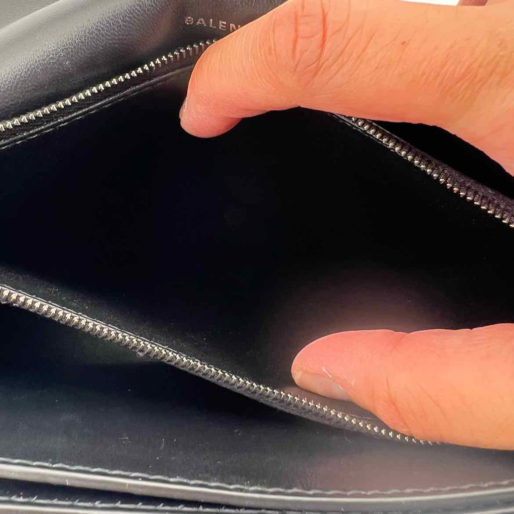 Balenciaga Bag "CRUSHED CALFSKIN" New Black