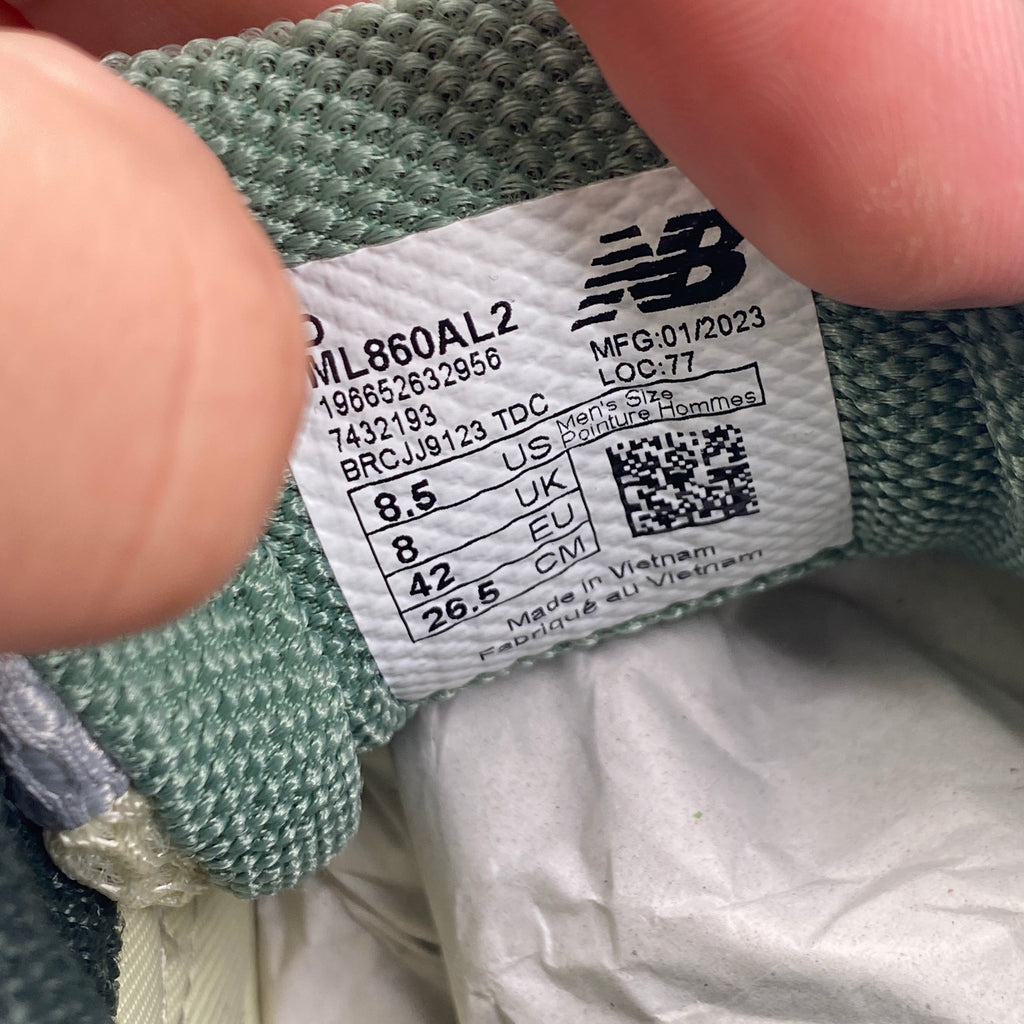 New Balance 860v2 "Ald Green" 2023 New Size 8.5