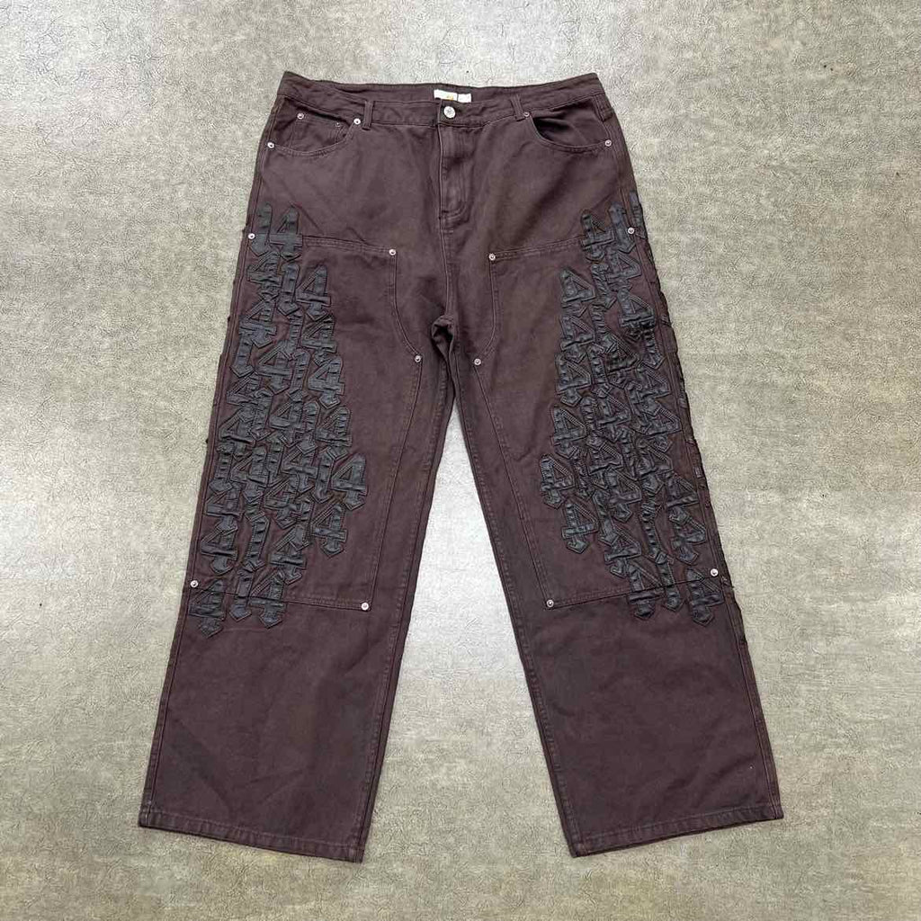 Vale Pant "PATCH" Brown New Size 36