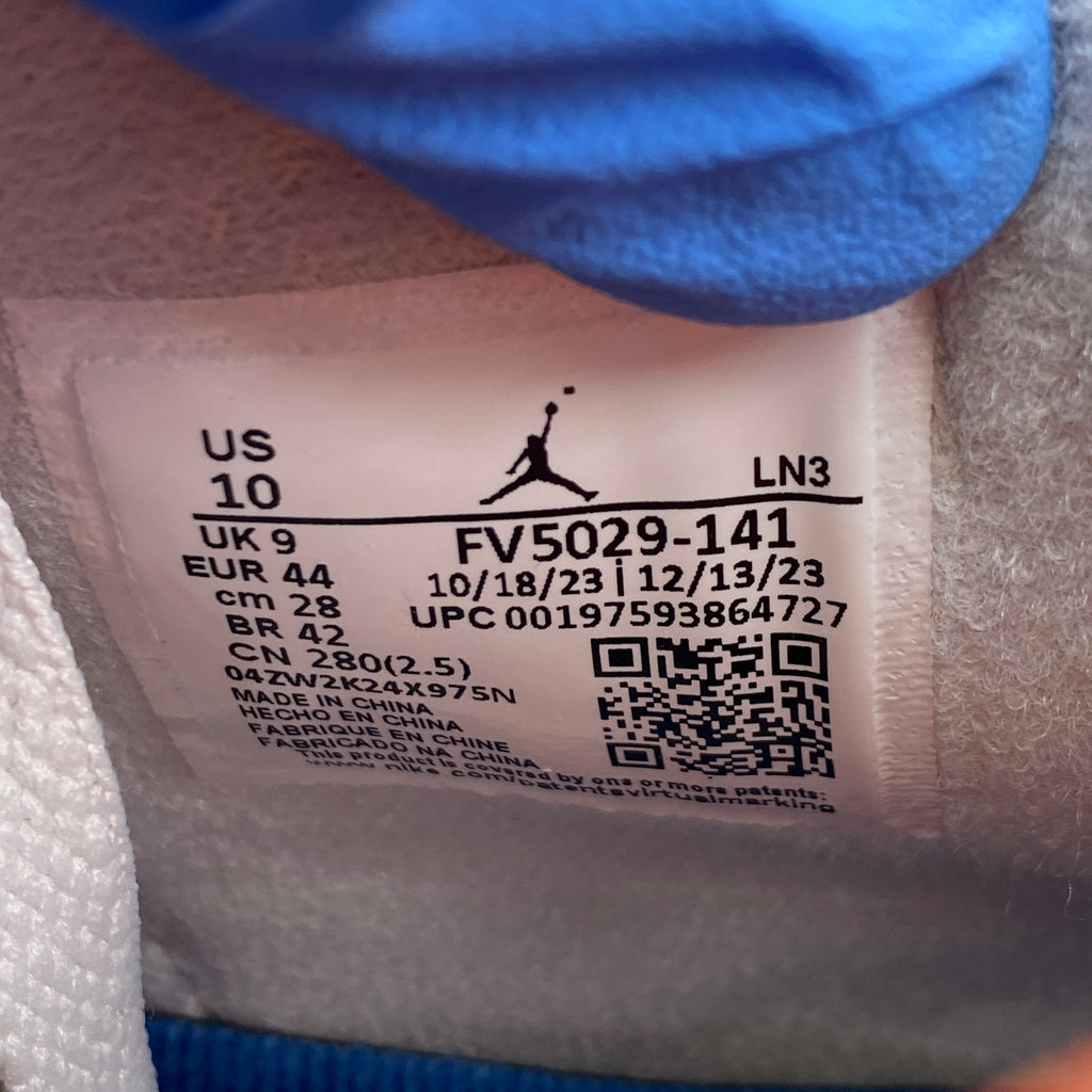 Air Jordan 4 Retro "Military Blue" 2024 New Size 10