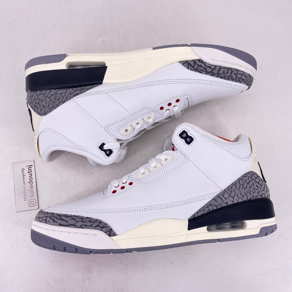Air Jordan 3 Retro "White Cement" 2023 New Size 12.5