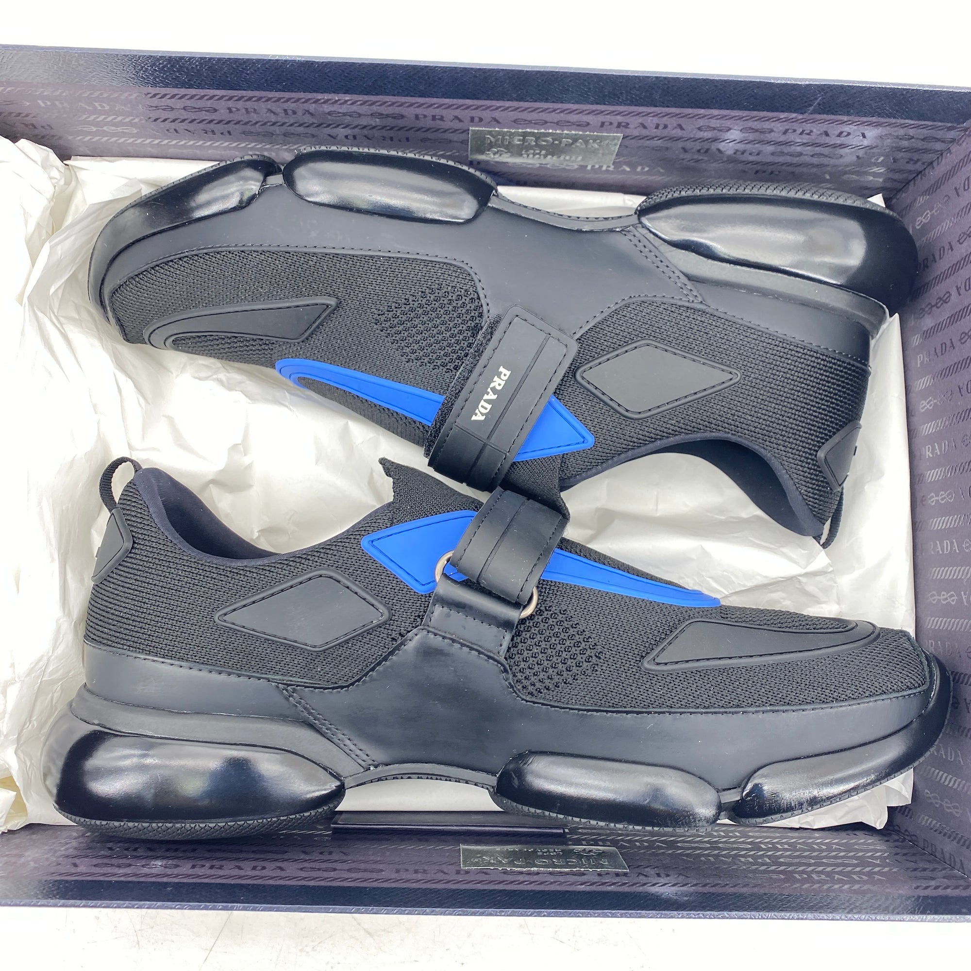 Prada Cloudbust &quot;Black Blue&quot;  Used Size 6 PRADA