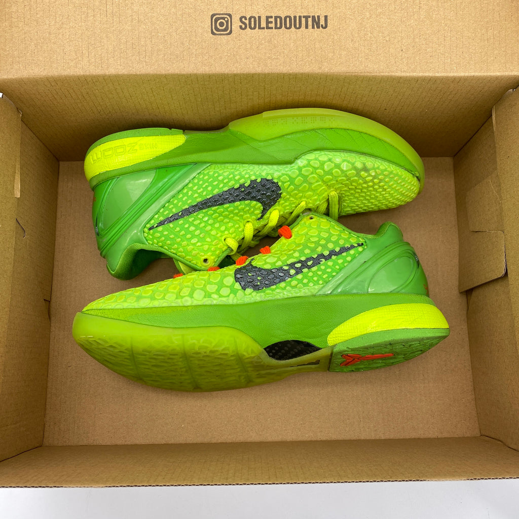 Nike Kobe 6 Protro "Grinch" 2020 Used Size 4