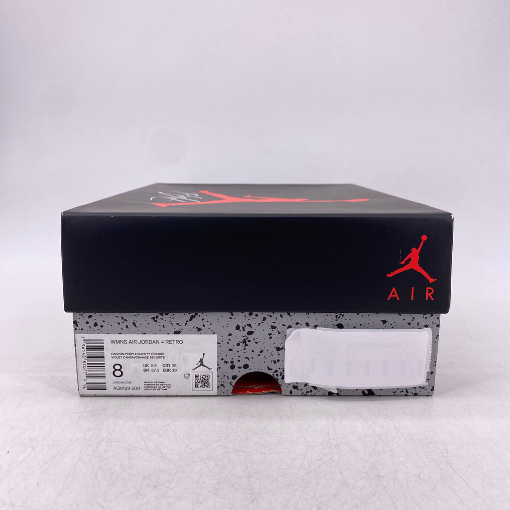 Air Jordan (W) 4 Retro "Canyon Purple" 2022 New Size 8W