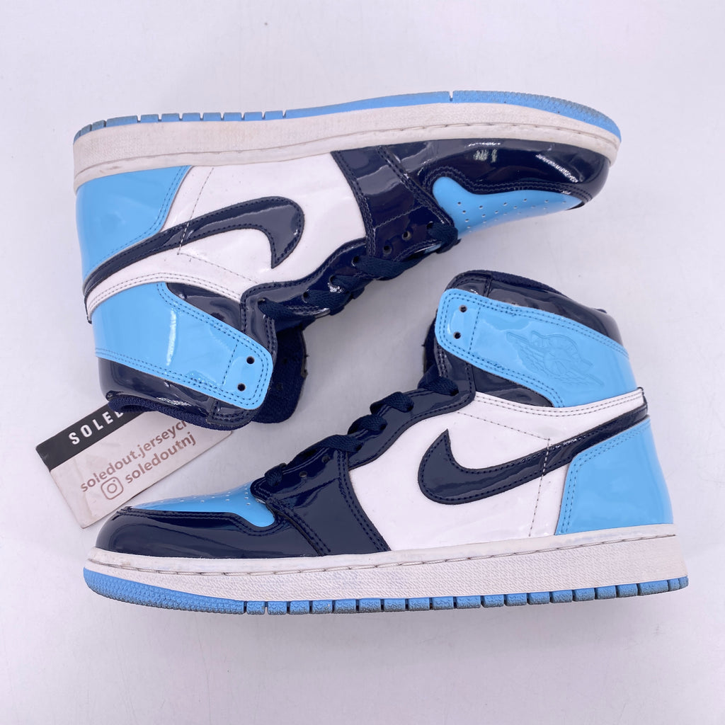 Air Jordan (W) 1 Retro High OG "Unc Patent" 2019 Used Size 8.5W