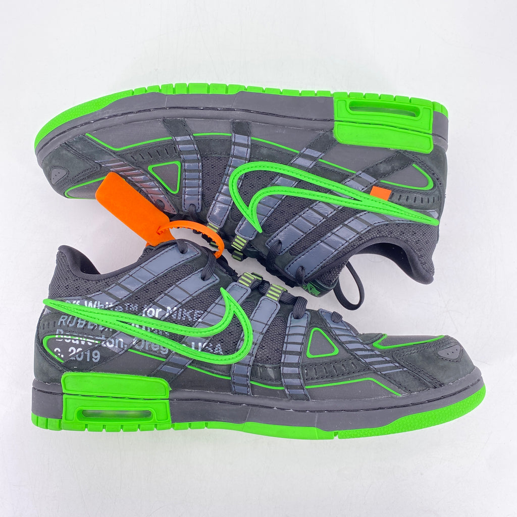 Nike Air Rubber Dunk / OW "Green Strike" 2020 Used Size 13