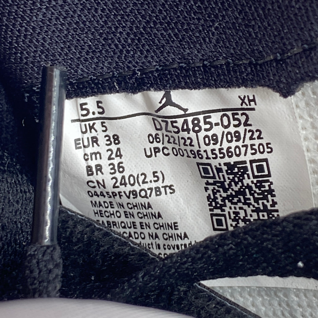 Air Jordan (GS) 1 Retro High OG "White Cement" 2023 New Size 5.5