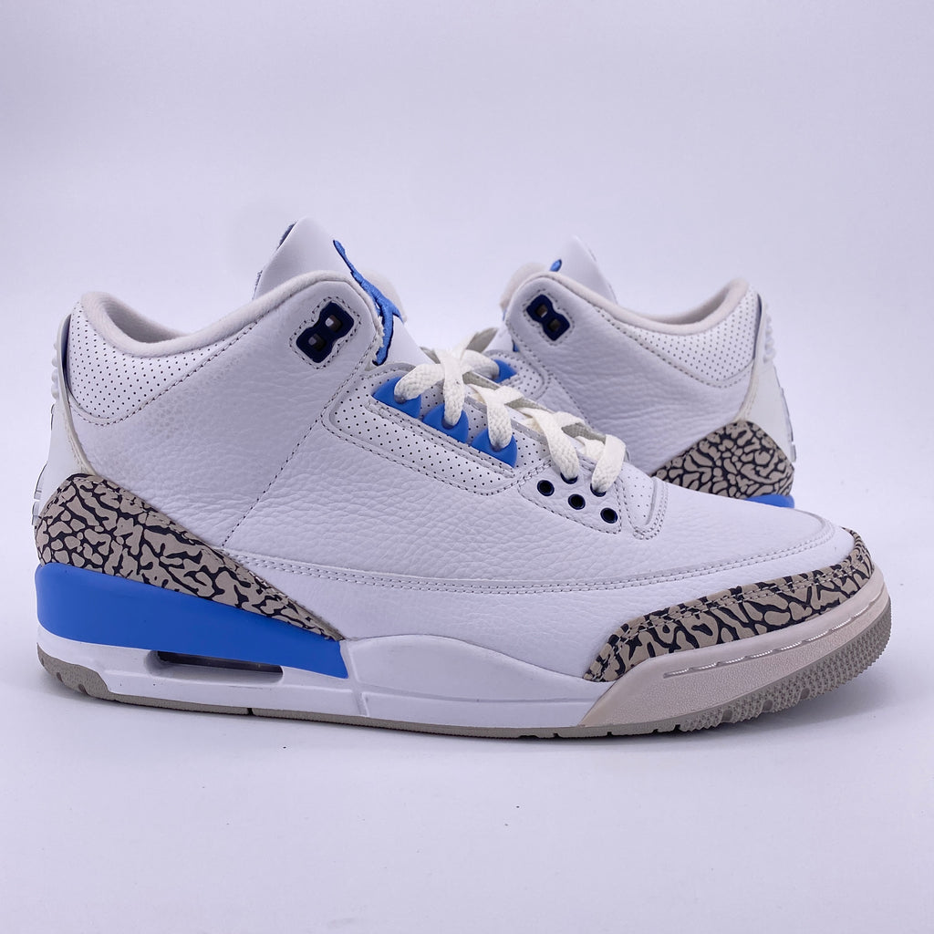 Air Jordan 3 Retro "Unc" 2020 New Size 10
