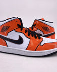 Air Jordan 1 Mid "Turf Orange" 2021 New Size 10