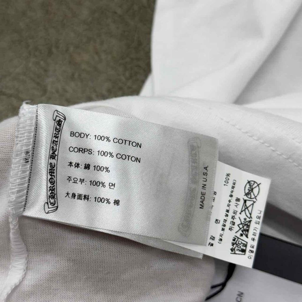 Chrome Hearts T-Shirt "SEOUL" White New Size L