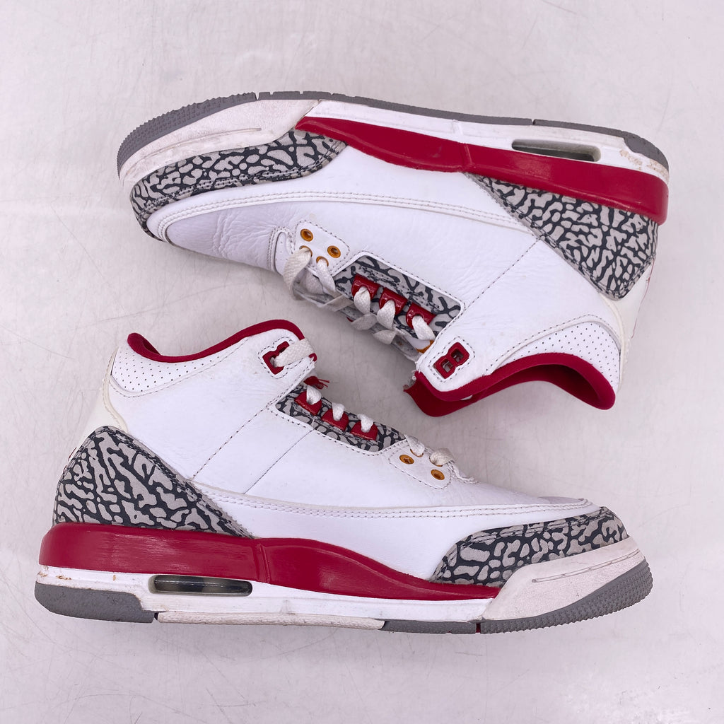 Air Jordan (GS) 3 Retro "Cardinal" 2022 Used Size 6Y