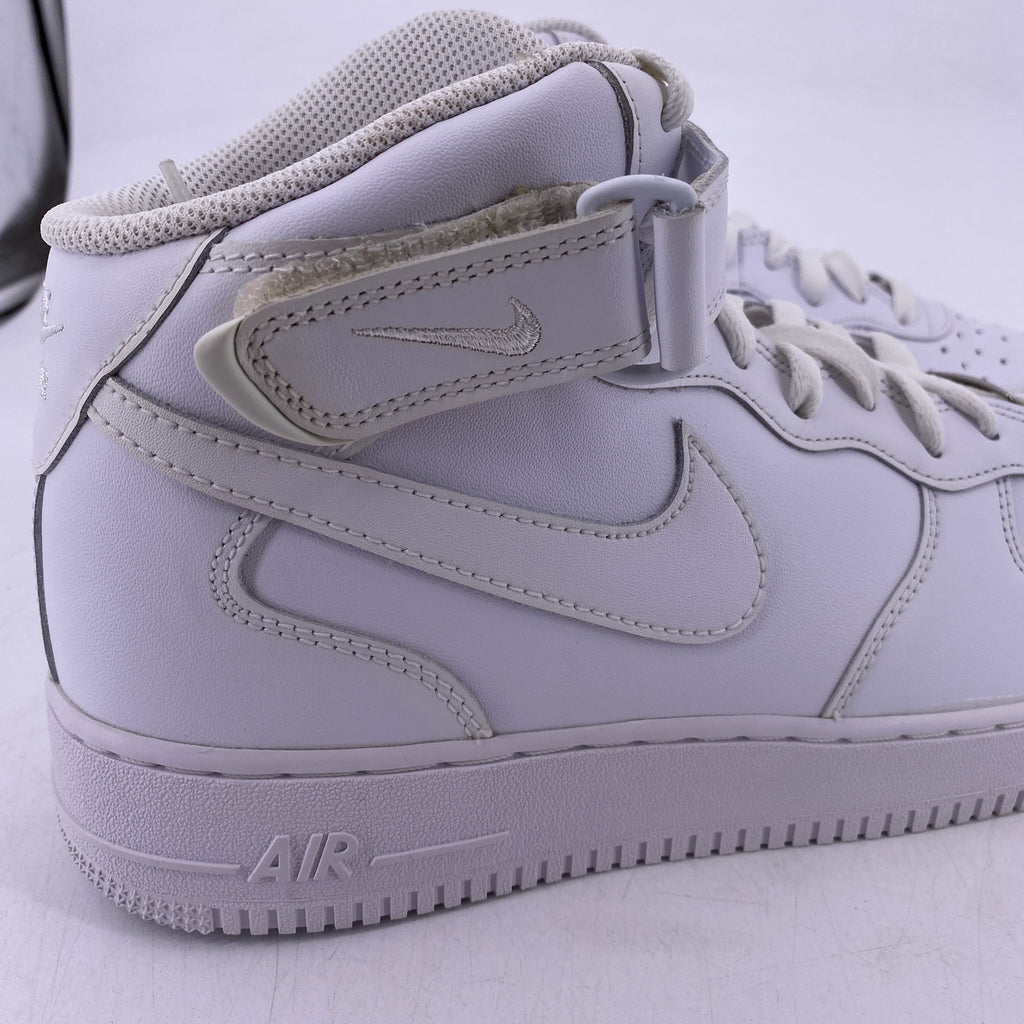 Nike Air Force 1 Mid "White"  New Size 11.5