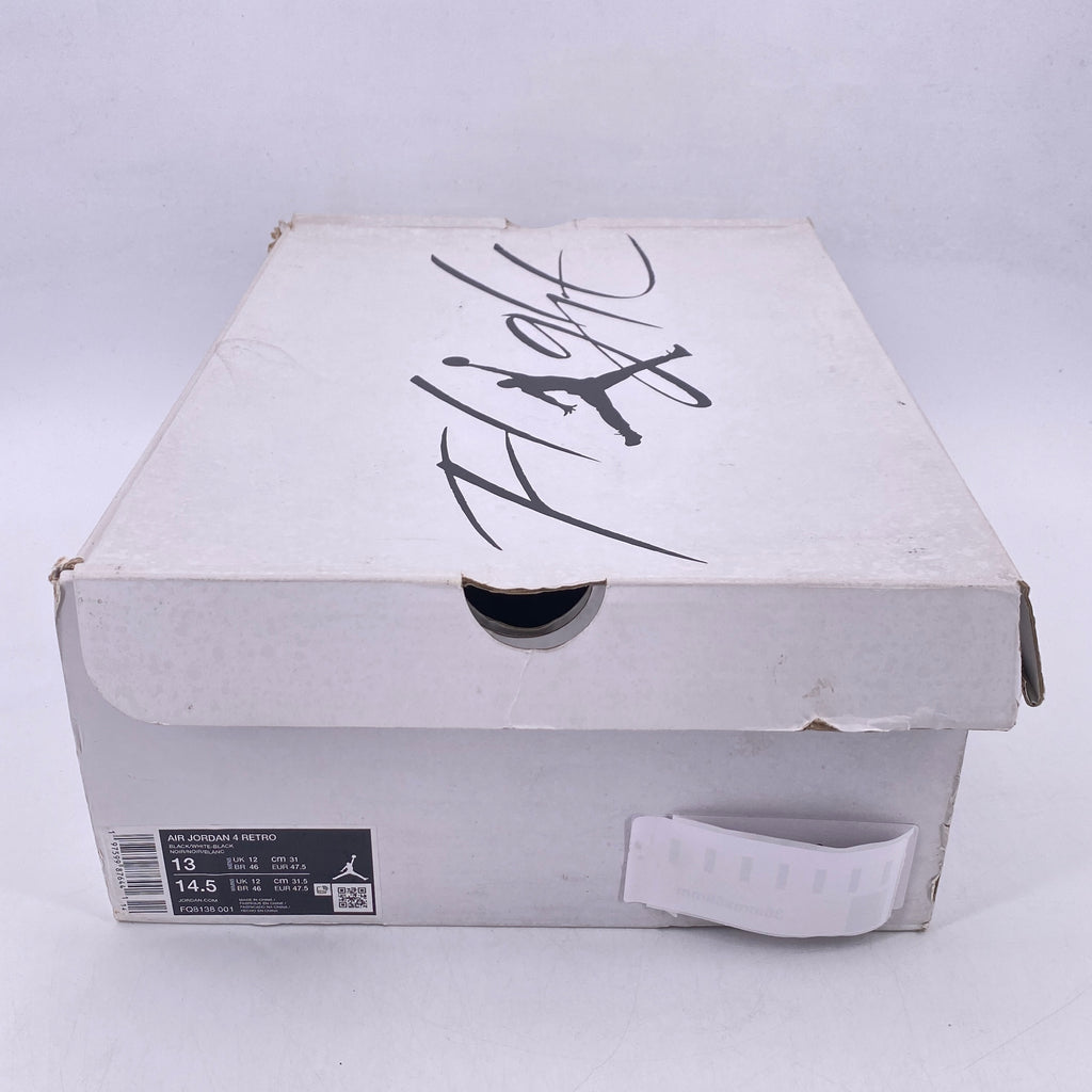 Air Jordan 4 Retro "White Thunder" 2024 Used Size 13