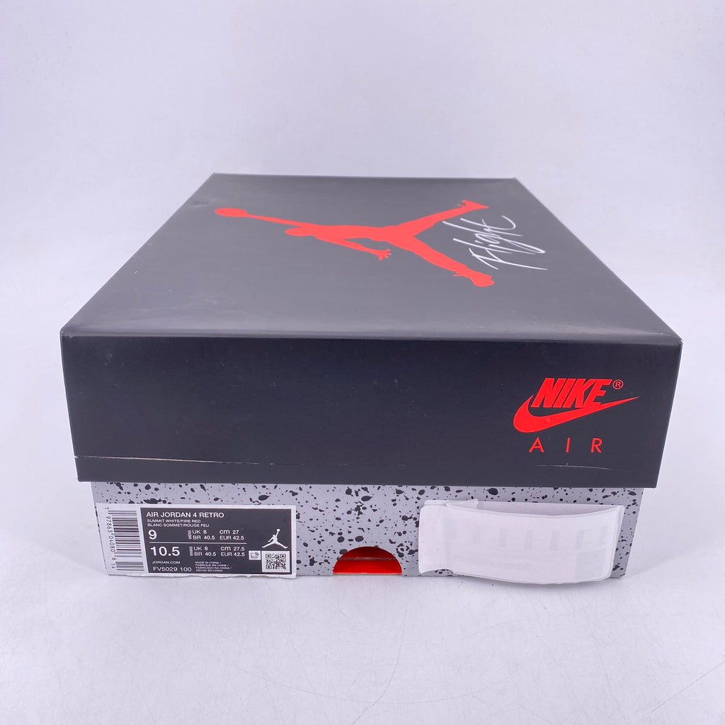 Air Jordan 4 Retro "White Cement" 2025 New Size 9