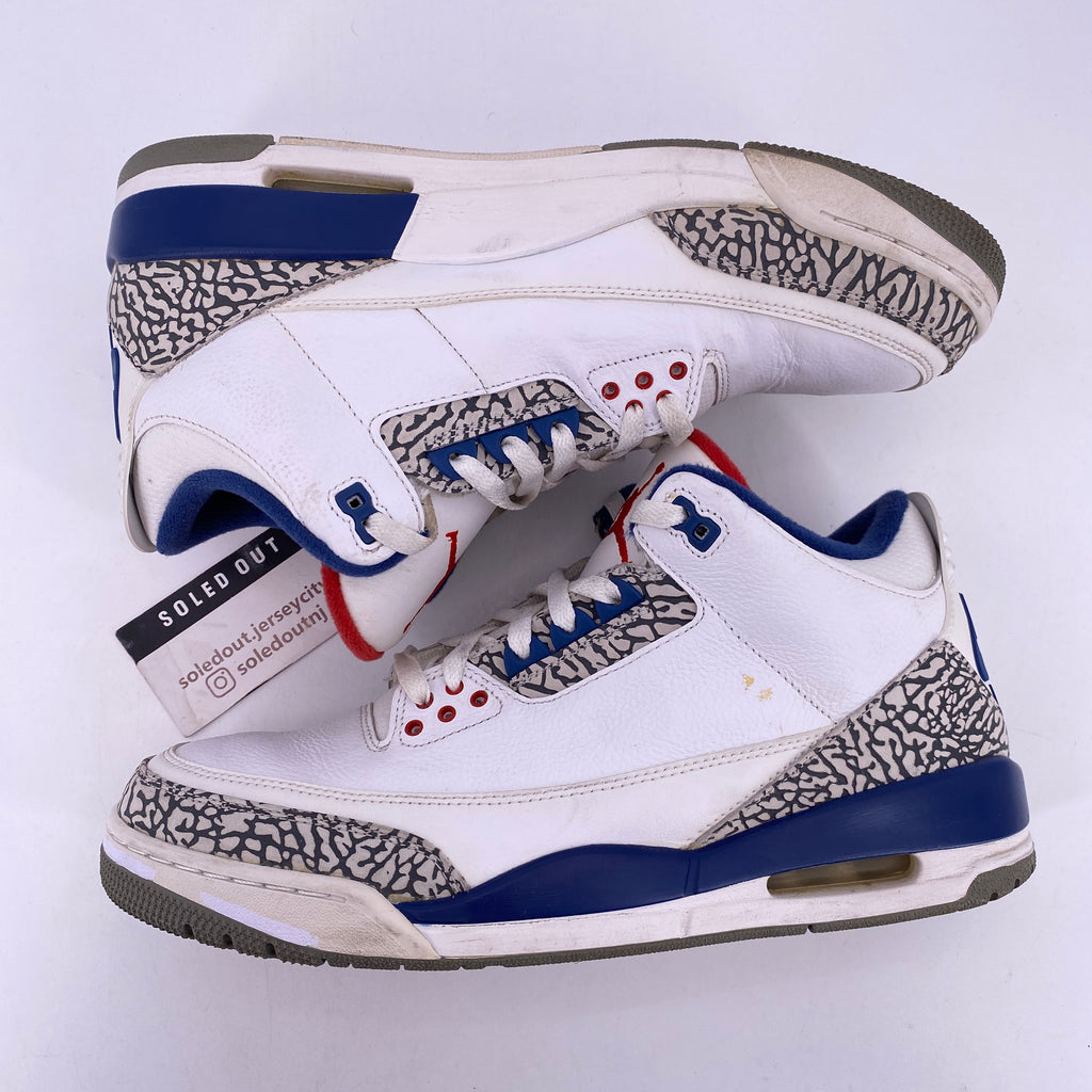 Air Jordan 3 Retro "True Blue" 2016 Used Size 12
