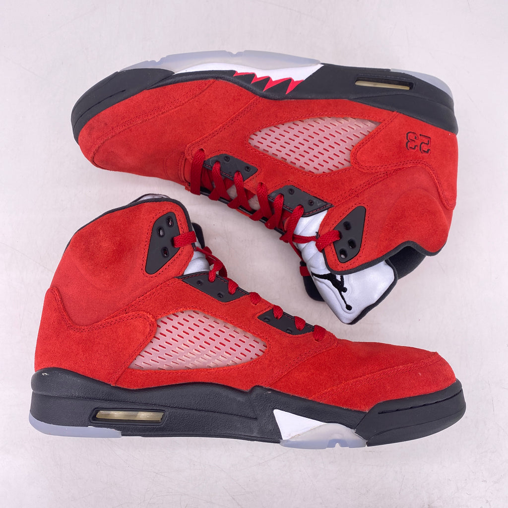 Air Jordan 5 Retro "Raging Bull Red Suede" 2021 Used Size 12
