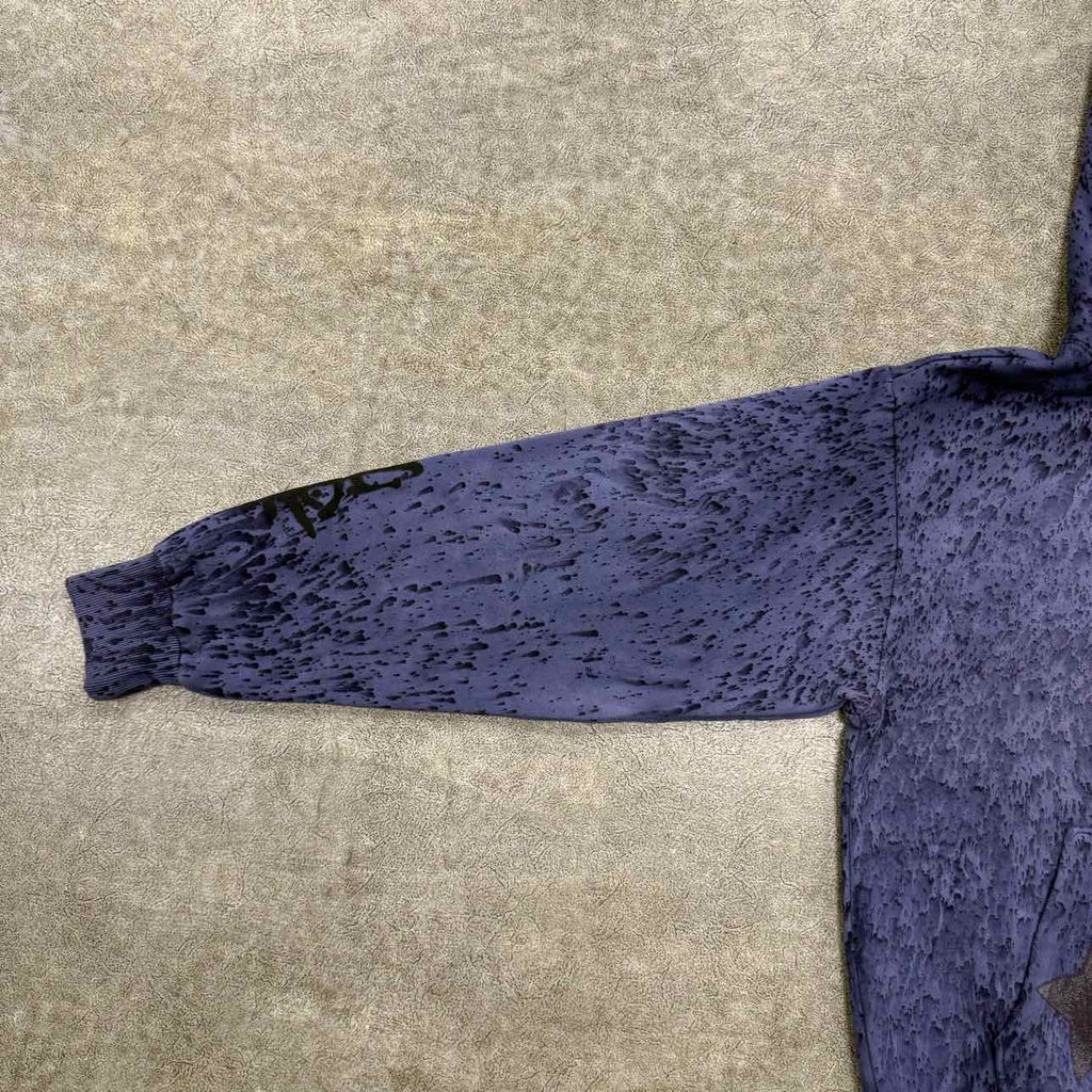 Travis Scott Hoodie "METLIFE" Blue Used Size M