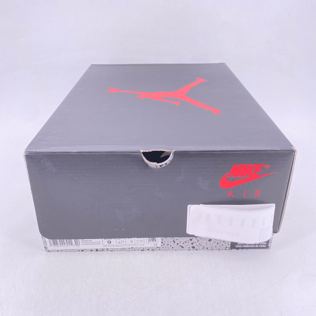 Air Jordan 5 Retro "Black Metallic Reimagined" 2026 New Size 9