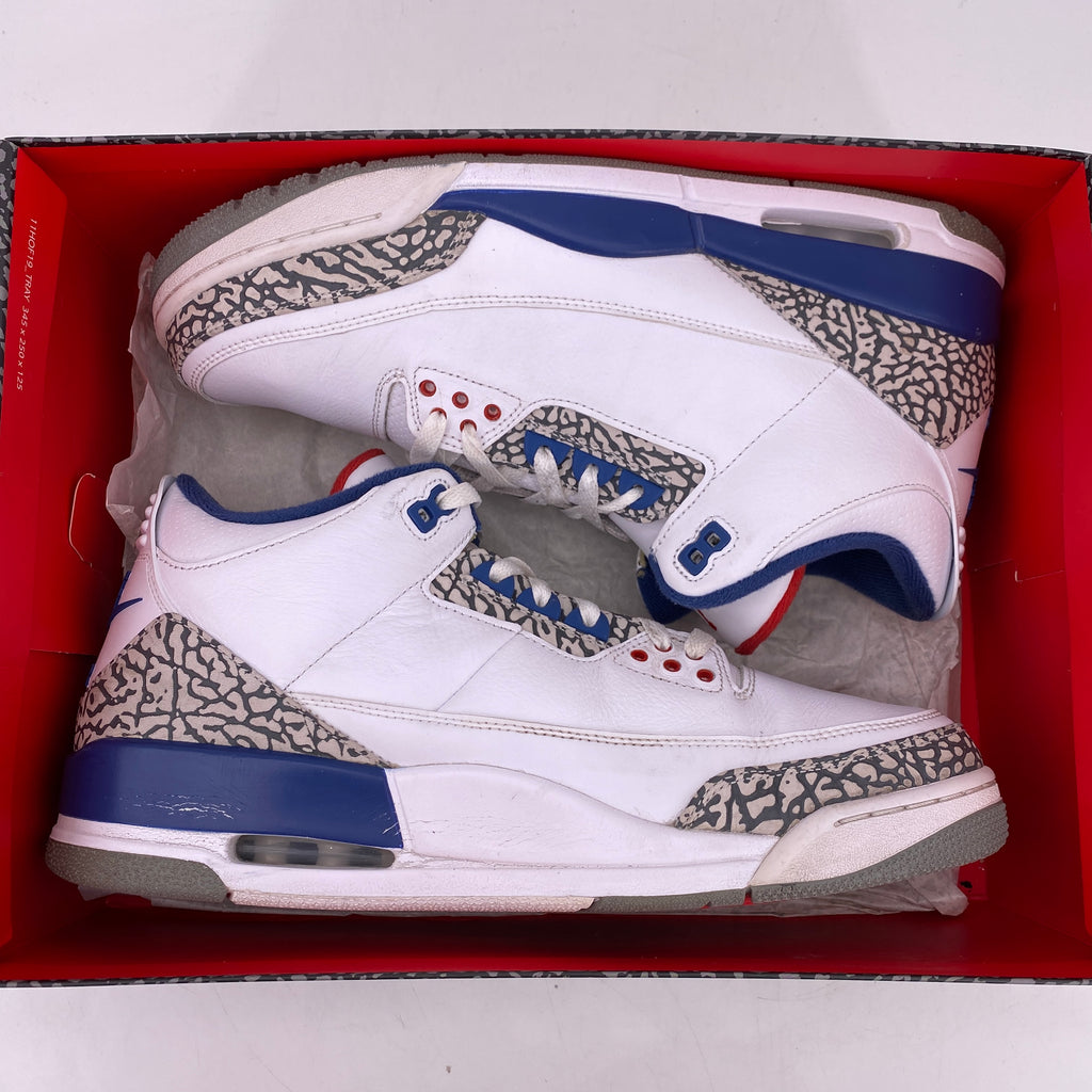 Air Jordan 3 Retro "True Blue" 2016 Used Size 12
