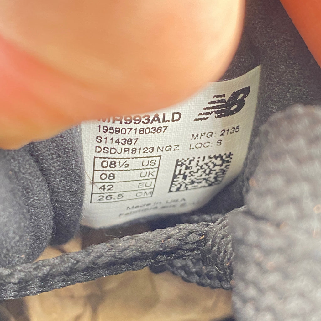 New Balance 993 "Ald Brown" 2021 Used Size 8.5