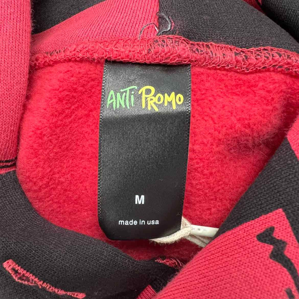 Matty Boy Hoodie "ANTI PROMO 99 EYES" Red New Size M