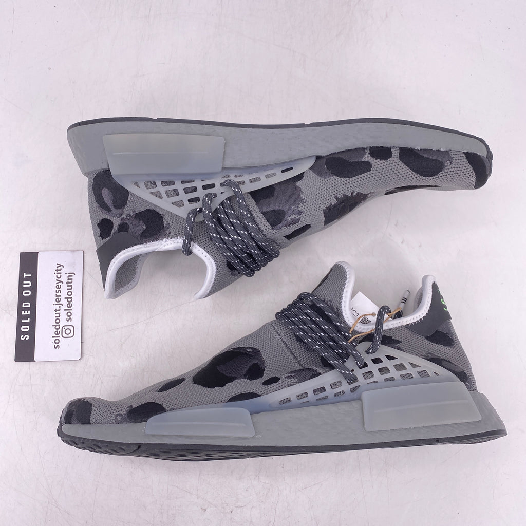 Adidas NMD HU Pharrell "Animal Print Ash Grey" 2022 New Size 10.5
