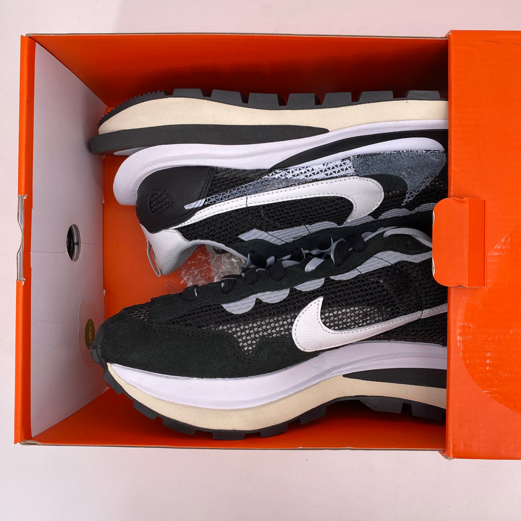 Nike Vaporwaffle / Sacai "Black White" 2020 New Size 12