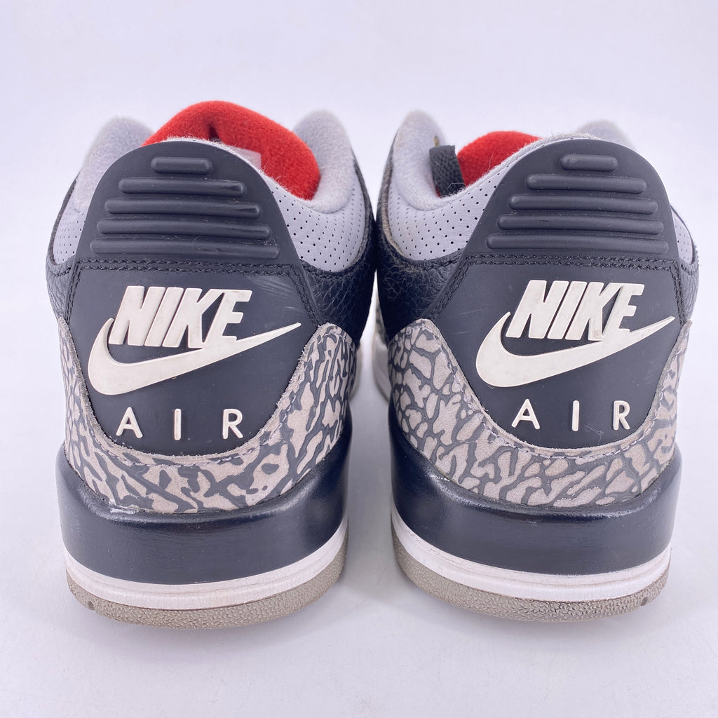 Air Jordan 3 Retro "Black Cement" 2018 Used Size 7.5