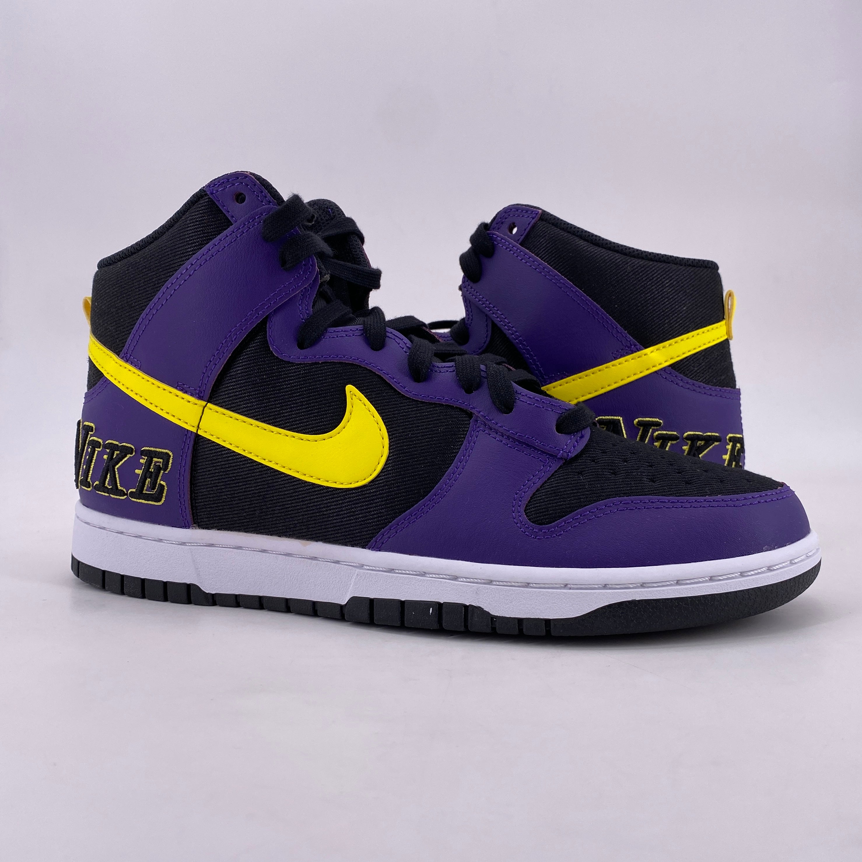 Nike Dunk High PRM &quot;Lakers&quot; 2021 New Size 10.5