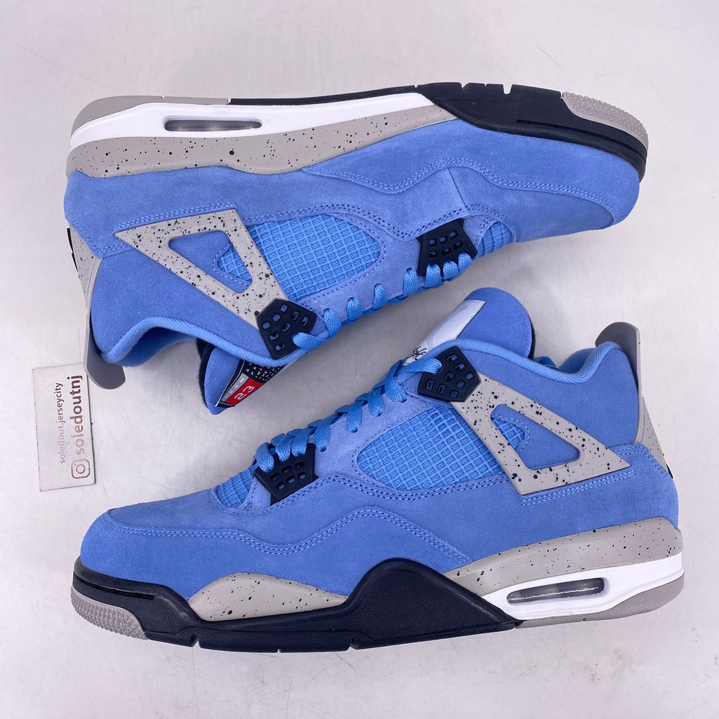 Air Jordan 4 Retro "University Blue" 2021 New Size 13