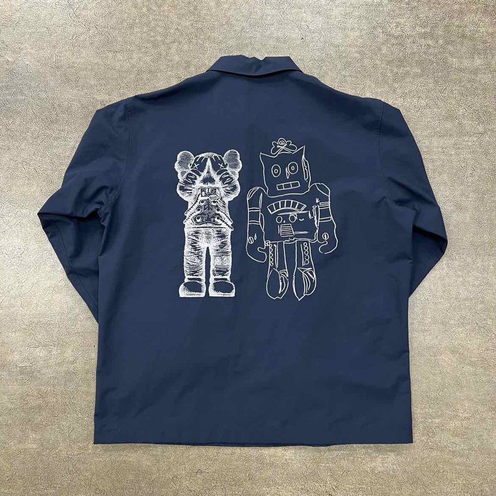 Uniqlo Coach Jacket "KAWS + WARHOL" Navy Used Size L
