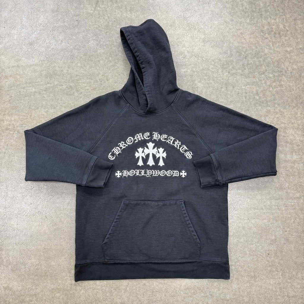 Chrome Hearts Hoodie "KING TACO" Black Used Size L