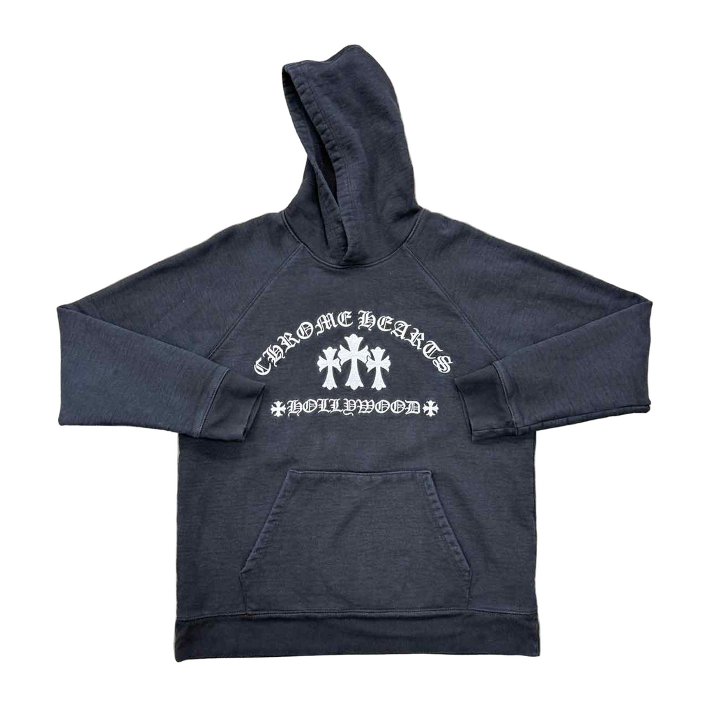 Chrome Hearts Hoodie "KING TACO" Black Used Size L