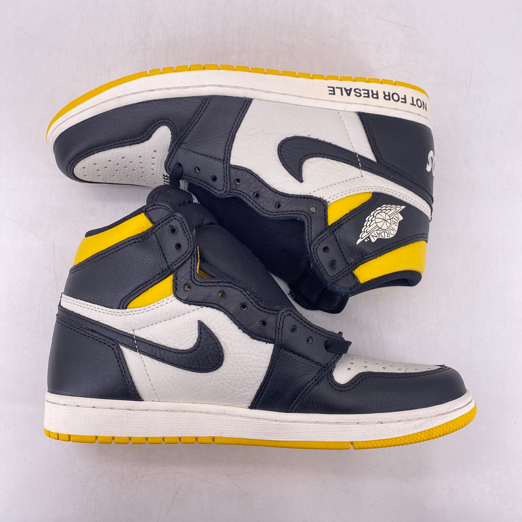 Air Jordan 1 Retro High OG "Not For Resale Yellow" 2018 New Size 10.5