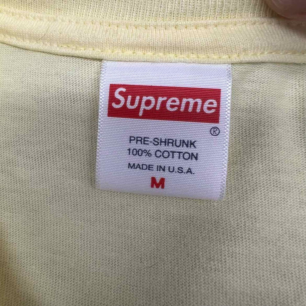 Supreme T-Shirt "LIL KIM" Pale Yellow Used Size M