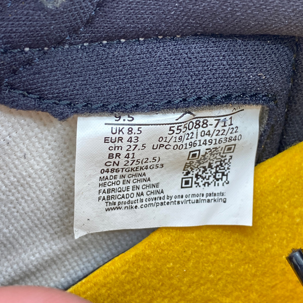 Air Jordan 1 Retro High OG "Taxi" 2022 New Size 9.5