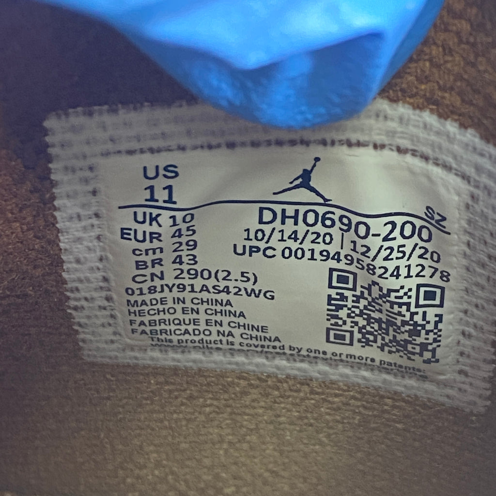Air Jordan 6 Retro "Travis Scott British Khaki" 2021 Used Size 11