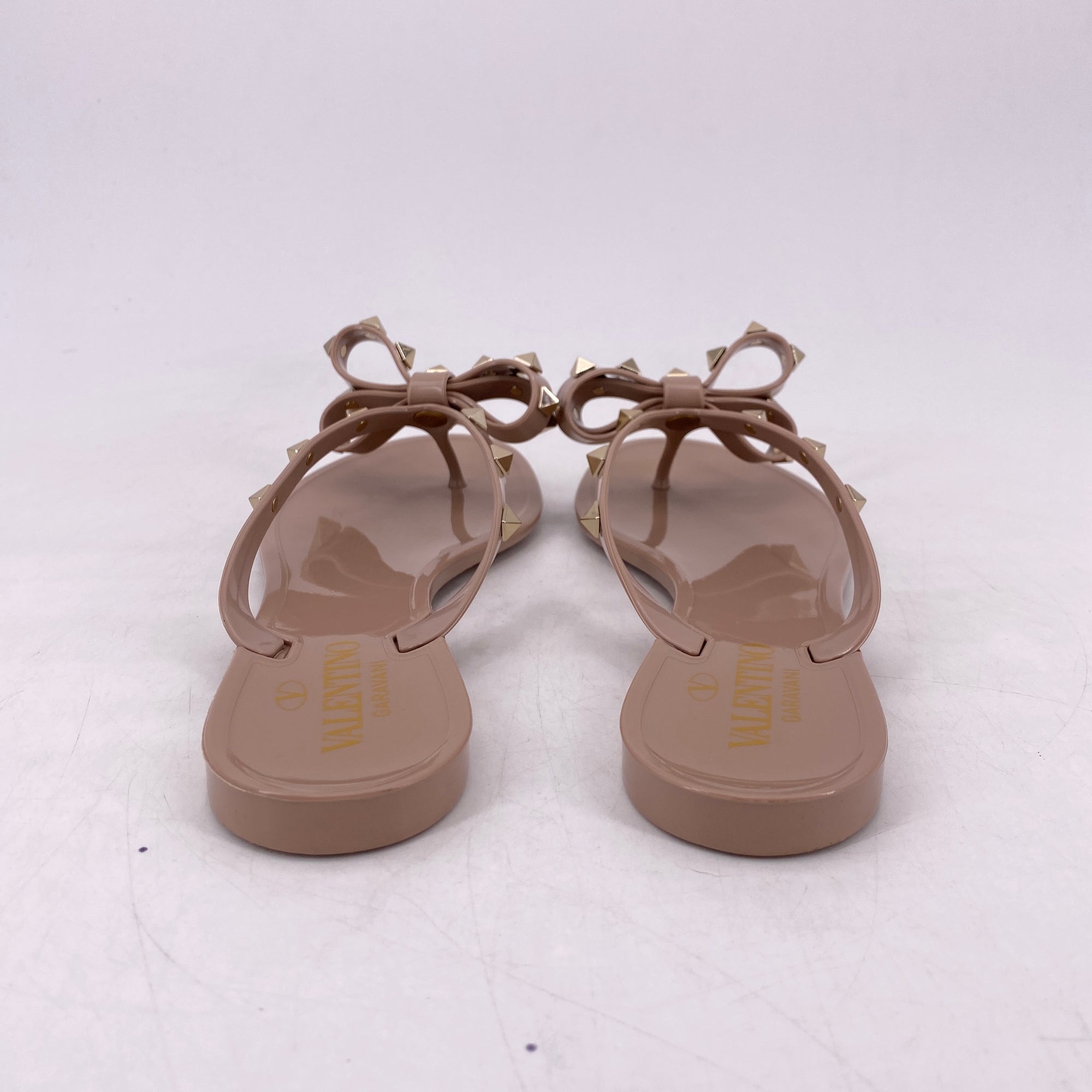 Valentino Flip Flops &quot;Rockstud Jelly&quot;  Used Size 37W