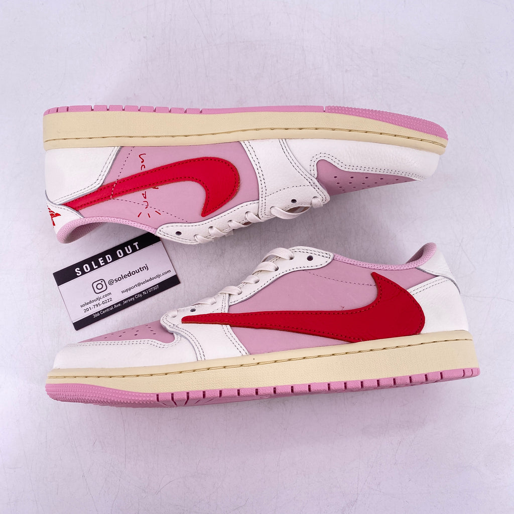 Air Jordan 1 Low OG SP "Travis Scott Sail Tropical Pink" 2026 Used Size 9.5