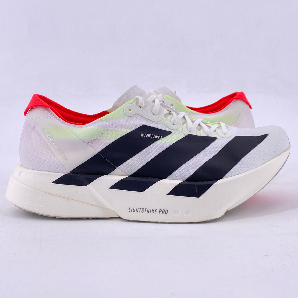 Adidas Adizero Adios Pro 4 M "WHITE BLACK RED" 2024 New Size 10