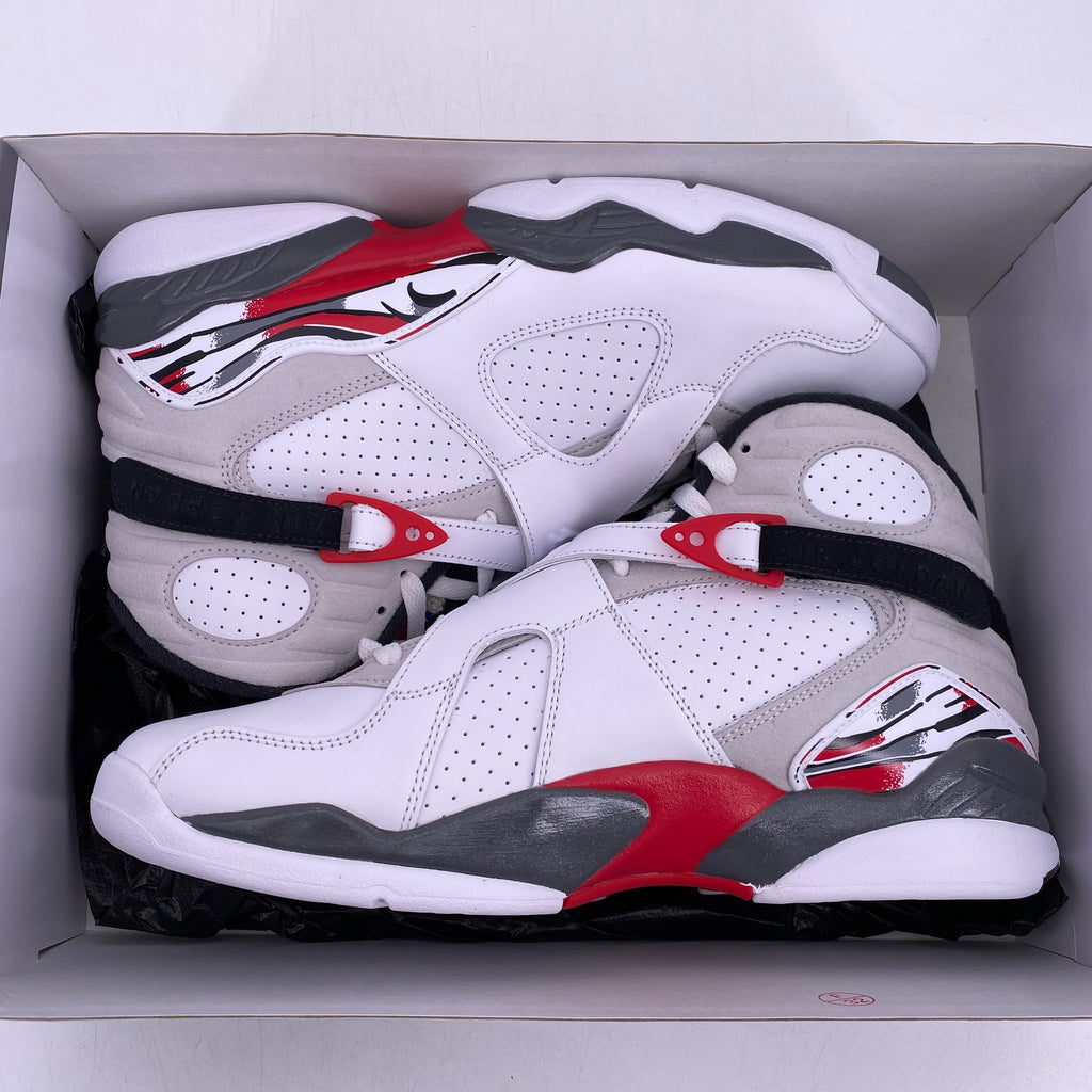 Air Jordan 8 Retro "White True Red" 2025 New Size 11