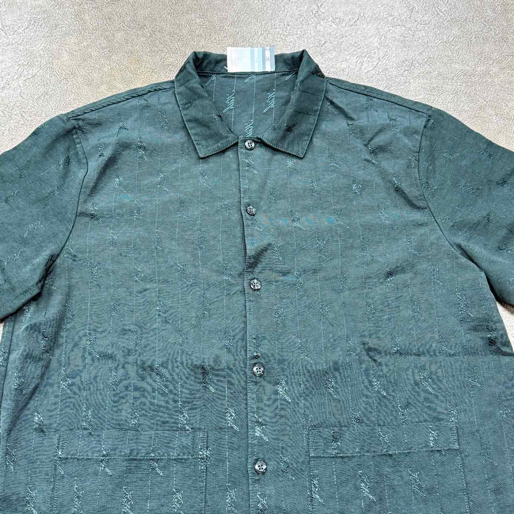 Kith Button Up "MONOGRAM" Green Used Size XL