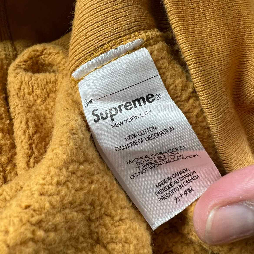 Supreme Hoodie "BOX LOGO" Tan Used Size XL