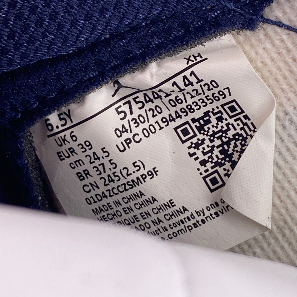 Air Jordan (GS) 1 Retro High OG "Midnight Navy" 2020 New Size 6.5Y