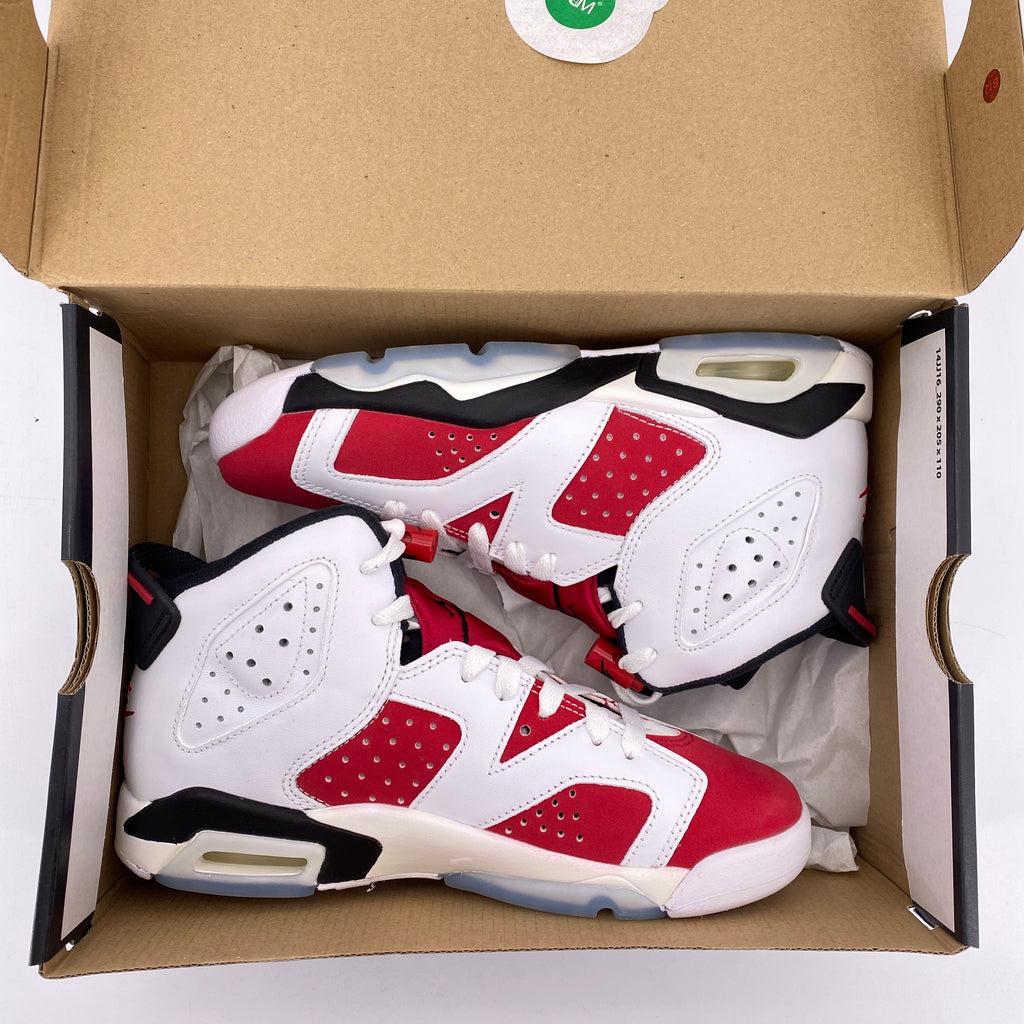 Air Jordan (GS) 6 Retro "Carmine" 2021 New Size 4.5Y