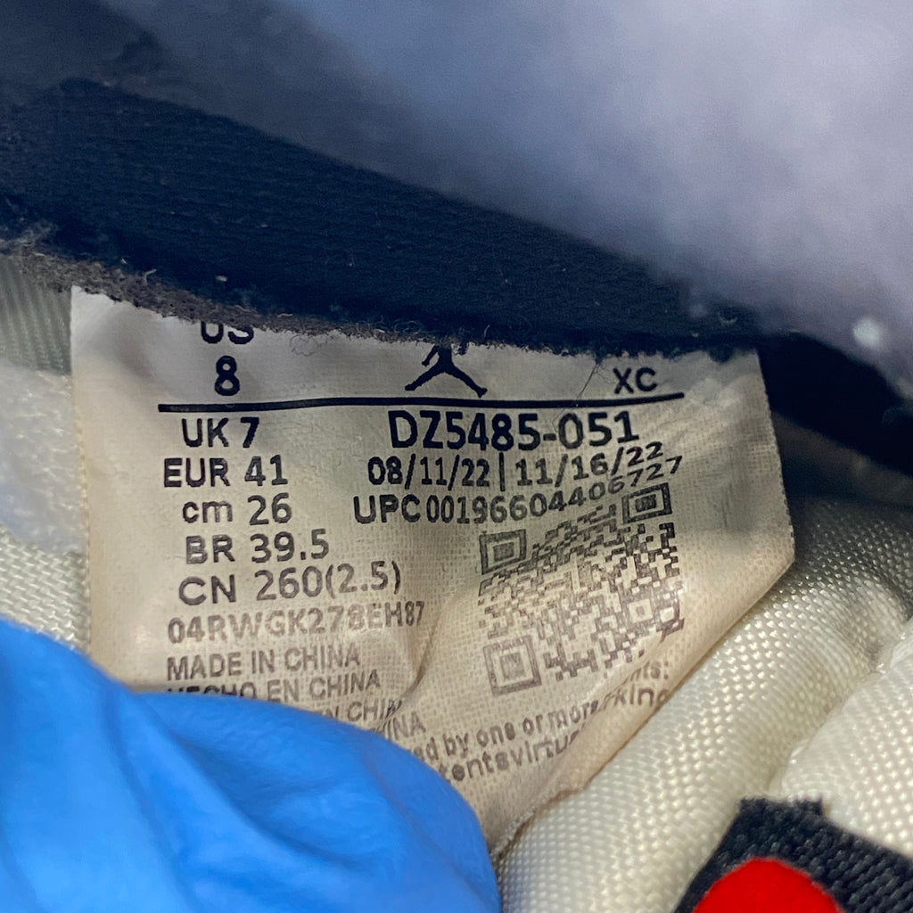 Air Jordan 1 Retro High OG "Washed Black" 2023 Used Size 8