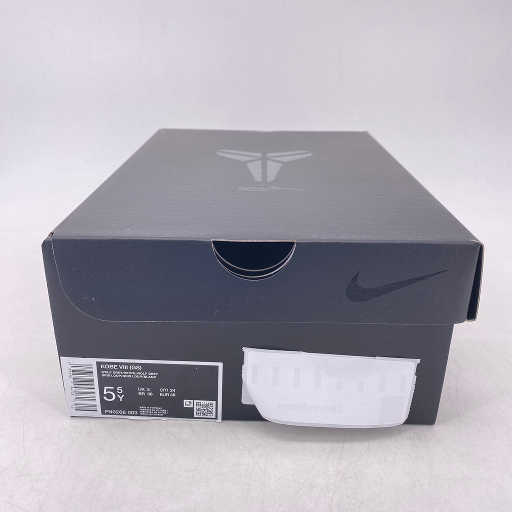 Nike (GS) Kobe 8 "Wolf Grey" 2024 New Size 5.5Y