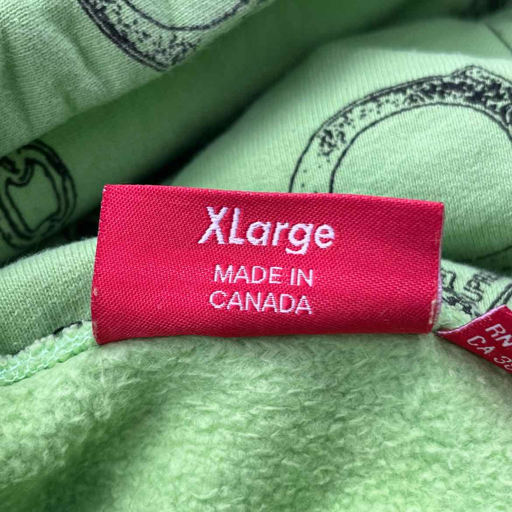 Supreme Hoodie "HANDCUFFS" Green Used Size XL