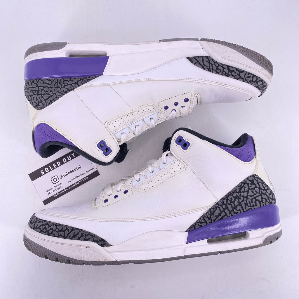 Air Jordan 3 Retro "DARK IRIS" 2023 Used Size 13